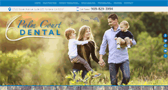 Desktop Screenshot of palmcourtdental.com